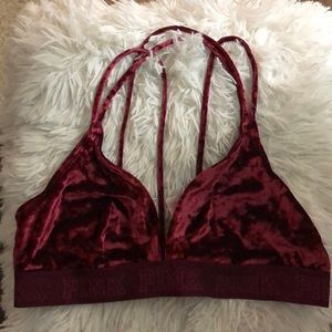 Crushed Velvet Victoria Secret Bralette